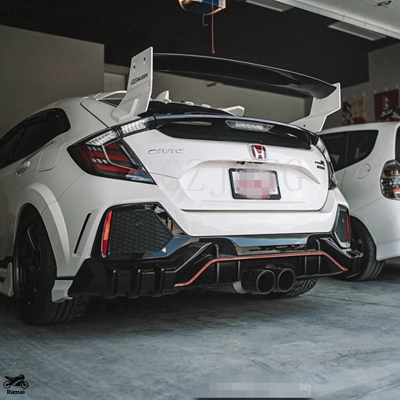シビックハッチバック FK7 ウイング ダックテール FrpダックテールシビックFK7 5ドアハッチバックグラスファイバー