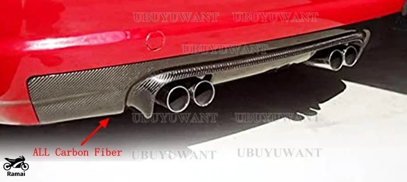 並行輸入品 BMW E46 リア バンパー リップ スポイラー デュフューザー 3 シリーズ 318i 320i 325i 328i M3 1999年-2004年 リア デュフューザー つやあり ブ_2