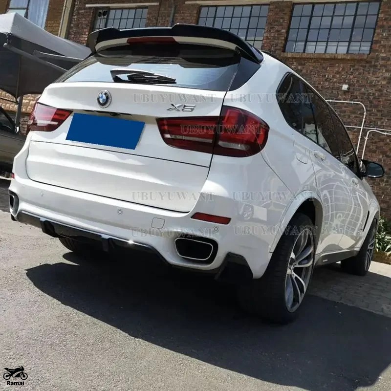 並行輸入品 BMW X5 F15 つやあり ブラック / カーボン リア トランク リップ スポイラー トップ ウィング 2014年 2015年 2016年 2017年 2018年 カスタム パ_2