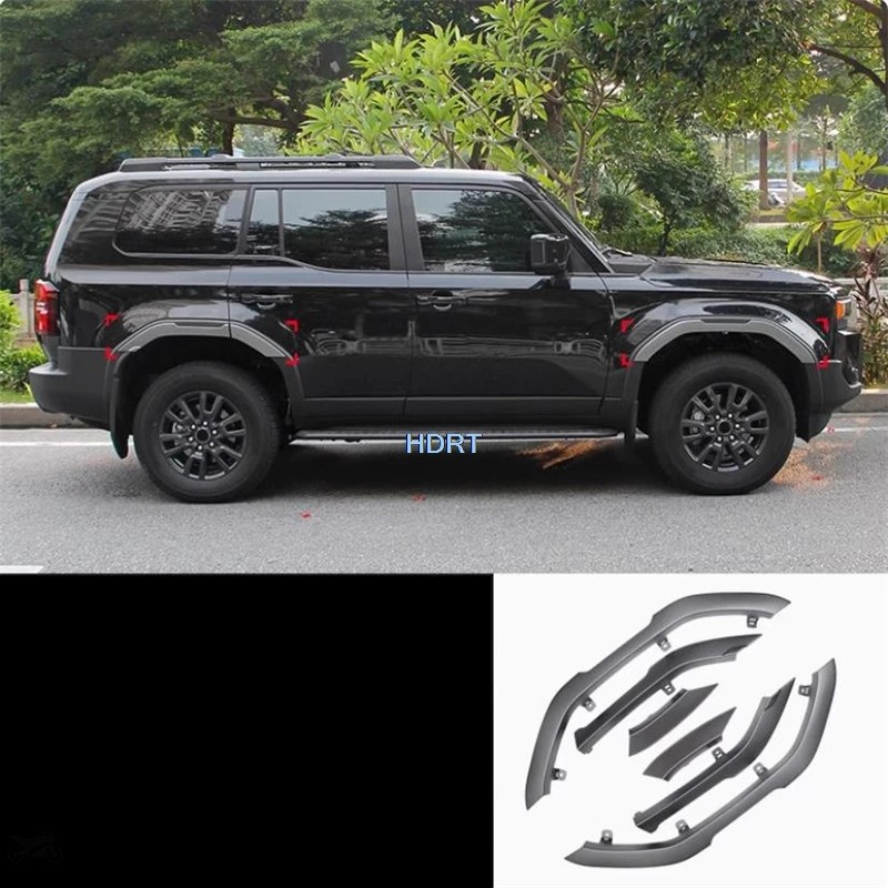 LAND CRUISER PRADO後期型　アイラインガーニッシュ　ラプター塗装 ランドクルーザープラド プラド 150プラド 150プラド後期 プラド