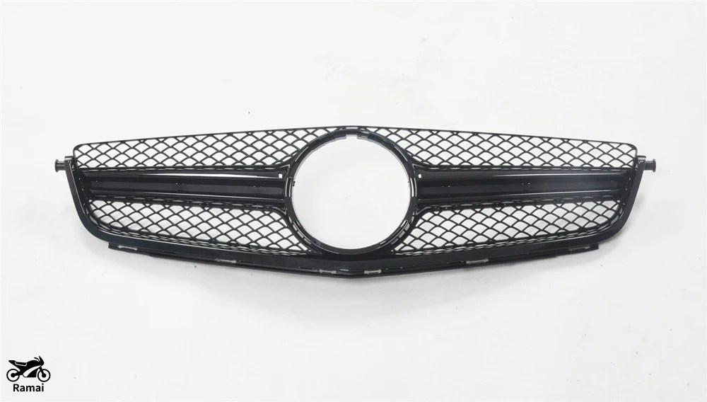 【並行輸入品】 フロント グリル バンパー フード メッシュ センター レーシング グリル ベンツ C63 AMG 2012年 2013年 2014年 カスタム パーツの画像