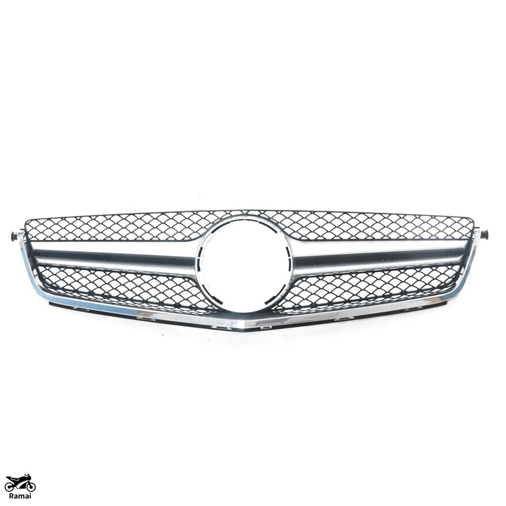 【並行輸入品】 フロント グリル バンパー フード メッシュ センター レーシング グリル ベンツ C63 AMG 2012年 2013年 2014年 カスタム パーツの画像
