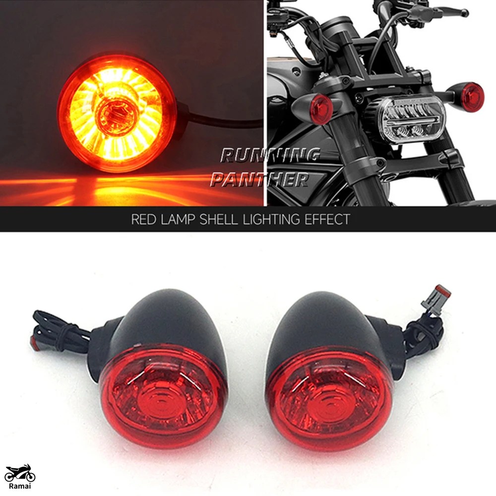 並行輸入品 バイク フロント リア ウィンカー キット インジケータ― ライト ランプ スポーツスター S 1250S RH1250 Pan America 1250 S ナイトスター 975_1