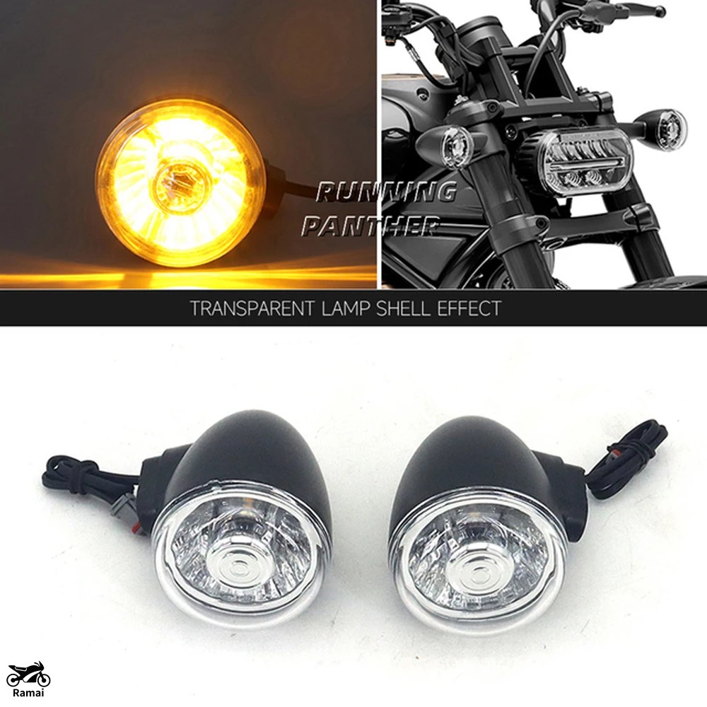 並行輸入品 バイク フロント リア ウィンカー キット インジケータ― ライト ランプ スポーツスター S 1250S RH1250 Pan America 1250 S ナイトスター 975_2