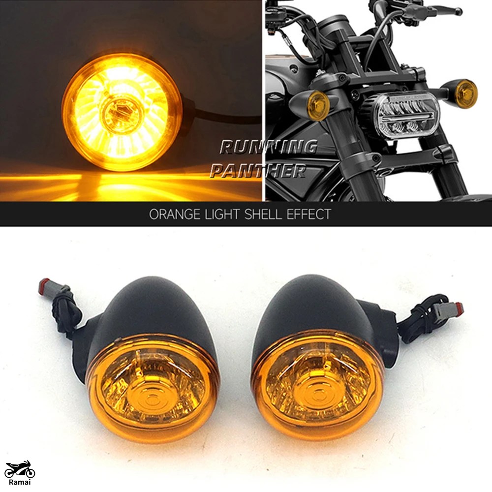 並行輸入品 バイク フロント リア ウィンカー キット インジケータ― ライト ランプ スポーツスター S 1250S RH1250 Pan America 1250 S ナイトスター 975_4