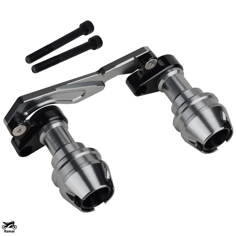 並行輸入品 自動二輪車 エキゾースト えり巻き Falling 守る Crash BMW C400X C400GT Anti Drop Ball CNC 軽銀 金属元素 カスタム 一部分