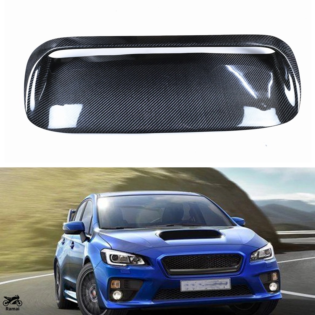 並行輸入品 スバル インプレッサ 1 WRX STi 2015年-2020年 フロント エアー Scoop ボンネット ベント インテーク カバー カーボン エンジン フード Duct カ_1