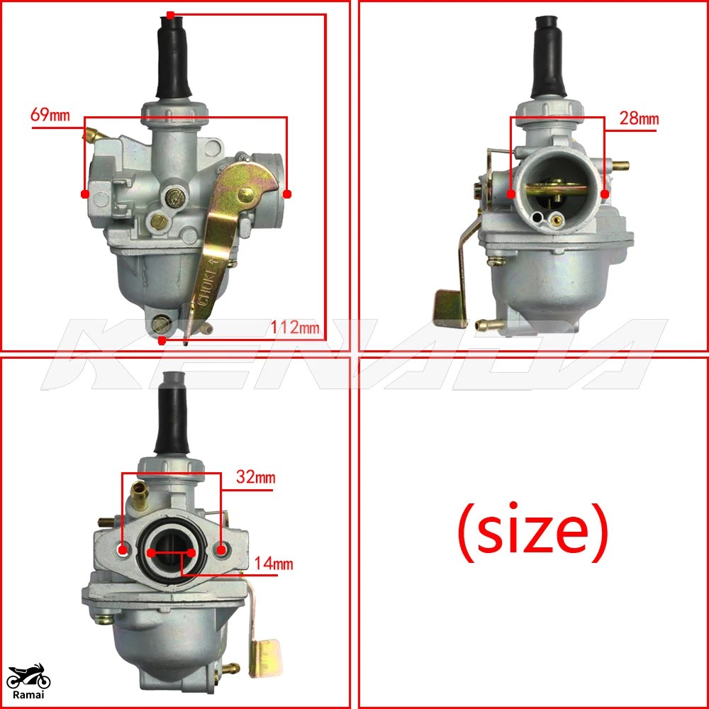 並行輸入品】 キャブレター 14mm PZ14Q ホンダ モンキー GORILLA Z50