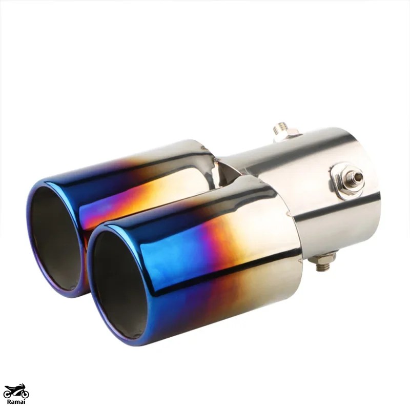 ステンレス エキゾーストパイプセット 汎用 並行輸入品】 汎用 エキゾースト マフラー パイプ テール ステンレス