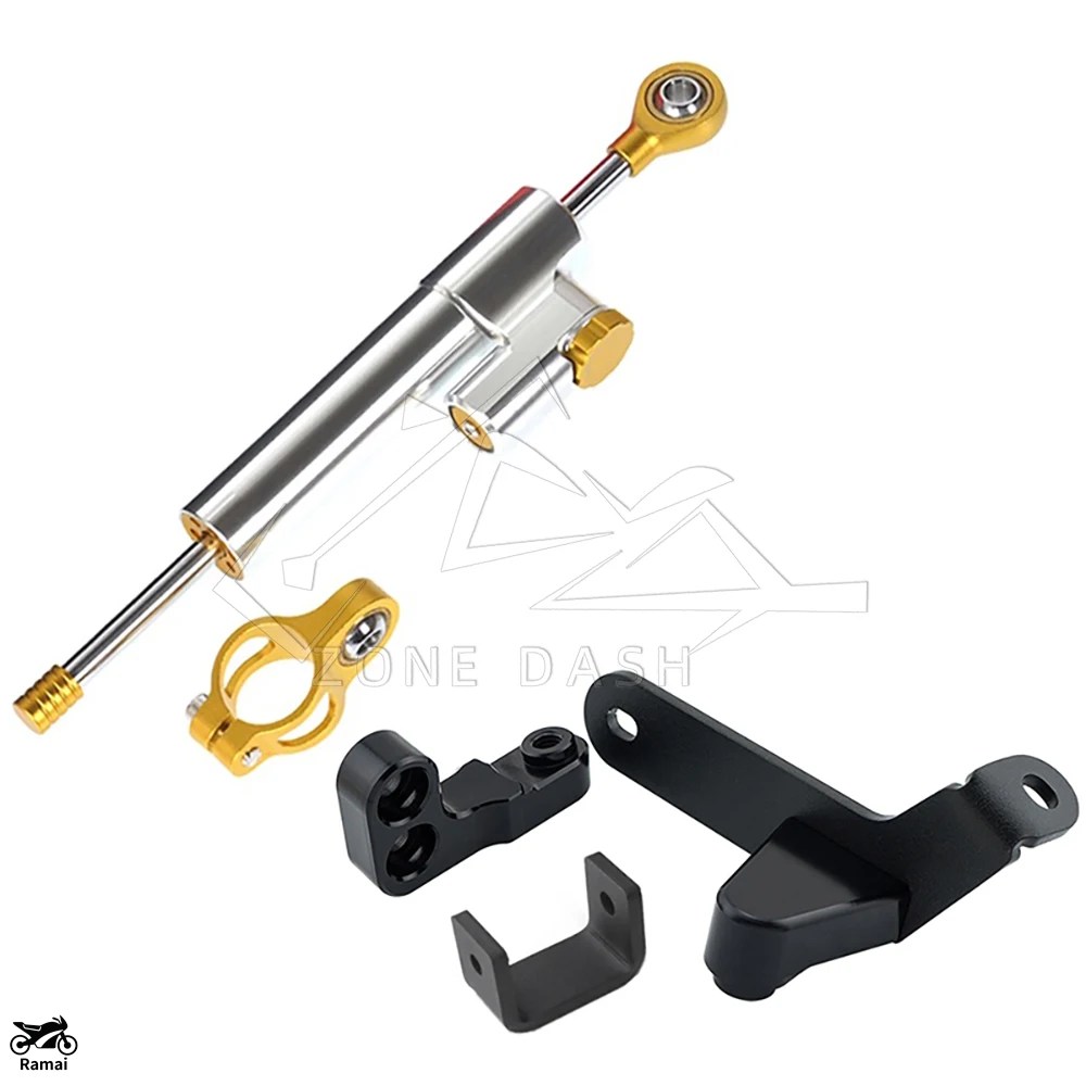 【並行輸入品】 バイク スタビライザー st 125 dax 125 ステアリング ダンパー ブラケット CNC キット ST125 DAX125 ホンダ カスタム パーツ_11