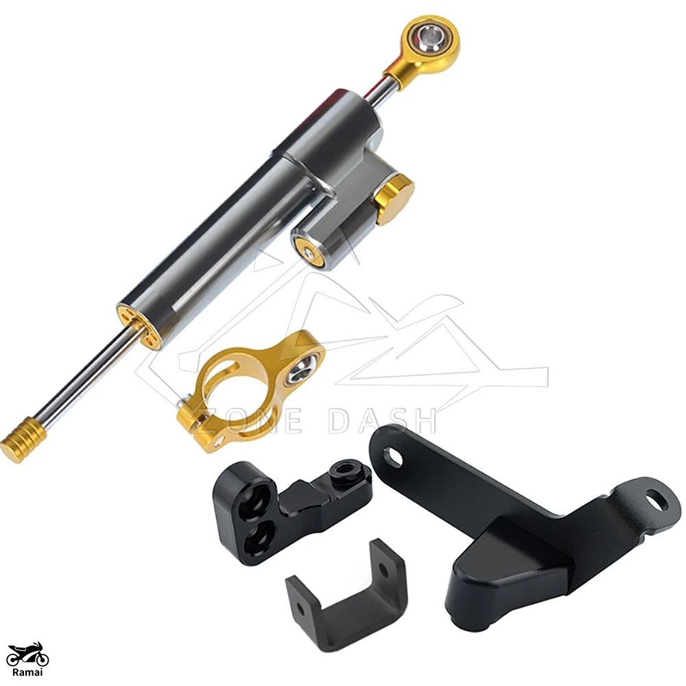 【並行輸入品】 バイク スタビライザー st 125 dax 125 ステアリング ダンパー ブラケット CNC キット ST125 DAX125 ホンダ カスタム パーツ_5