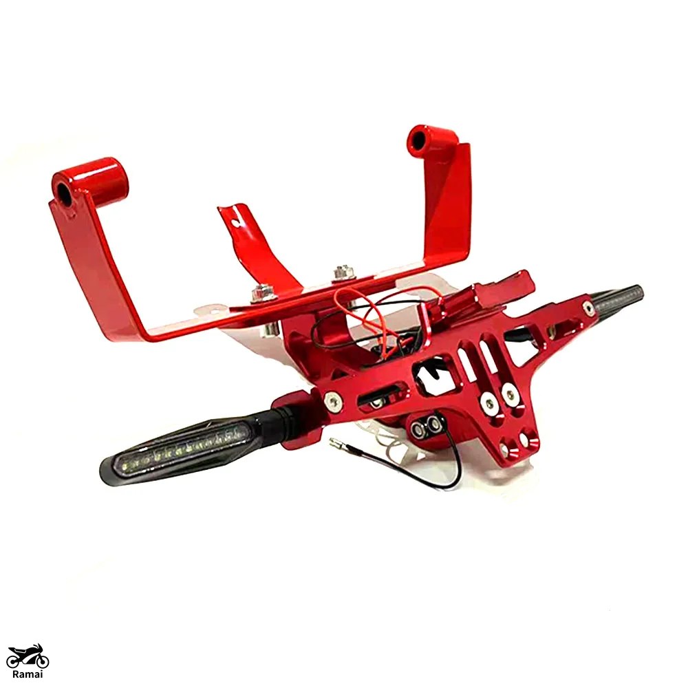 並行輸入品 フィット Italjet Dragster 200 / 250i / 125 / 400 プレート ブラケット ウィンカー ブラケット プレート ランプ Italjet Dragster カスタム_2