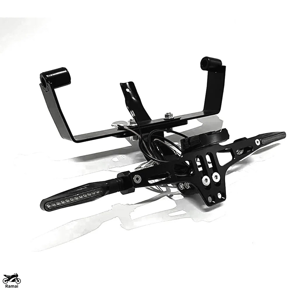 並行輸入品 フィット Italjet Dragster 200 / 250i / 125 / 400 プレート ブラケット ウィンカー ブラケット プレート ランプ Italjet Dragster カスタム_5