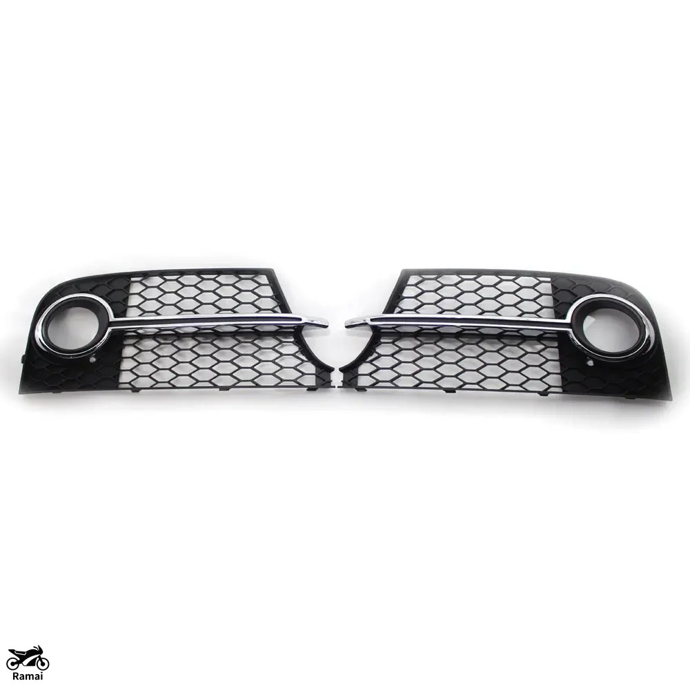 並行輸入品 2X フロント グリル ハニカム グリル カバー メッシュ グリル アウディ TT MK2 S-ライン TTS 2011年-2014年 8J0807681KT94 フォグ ライト グリ_2