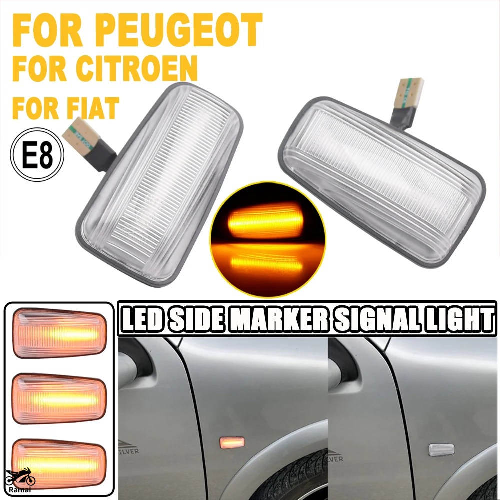 並行輸入品】 シーケンシャル LED サイド マーカー ライト シグナル