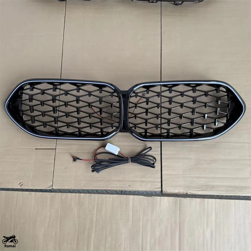 並行輸入品】 LED ライト フロント バンパー キドニー グリル BMW 2