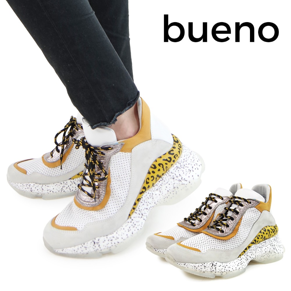 Bueno Shoes ブエノシューズ トルコ製 ハイテクスニーカー Q ヒールスニーカー 個性的 ダッド 厚底スニーカー カジュアル Bu w Q Wh ランブルバイジーマ 通販 Yahoo ショッピング