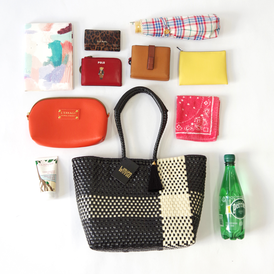【WOVEN ウーヴン】エブリデイトート メキシコ製 メルカドバッグ スモール トートバッグ Everyday Tote メキシコ製 かごバッグバッグ 裏地付き ハンドメイドの画像
