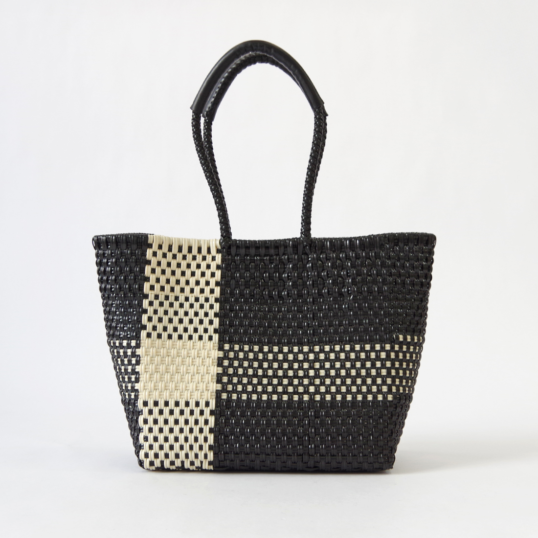 【WOVEN ウーヴン】エブリデイトート メキシコ製 メルカドバッグ スモール トートバッグ Everyday Tote メキシコ製 かごバッグバッグ 裏地付き ハンドメイドの画像