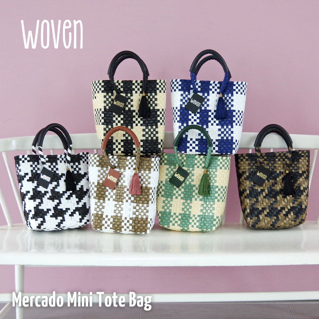 ウーヴン(WOVEN) / ミニトートバッグ メルカドバッグ かごバッグ WOVEN（ウーヴン） 【WOVEN ウーヴン】 Mini Tote ミニトート メルカド