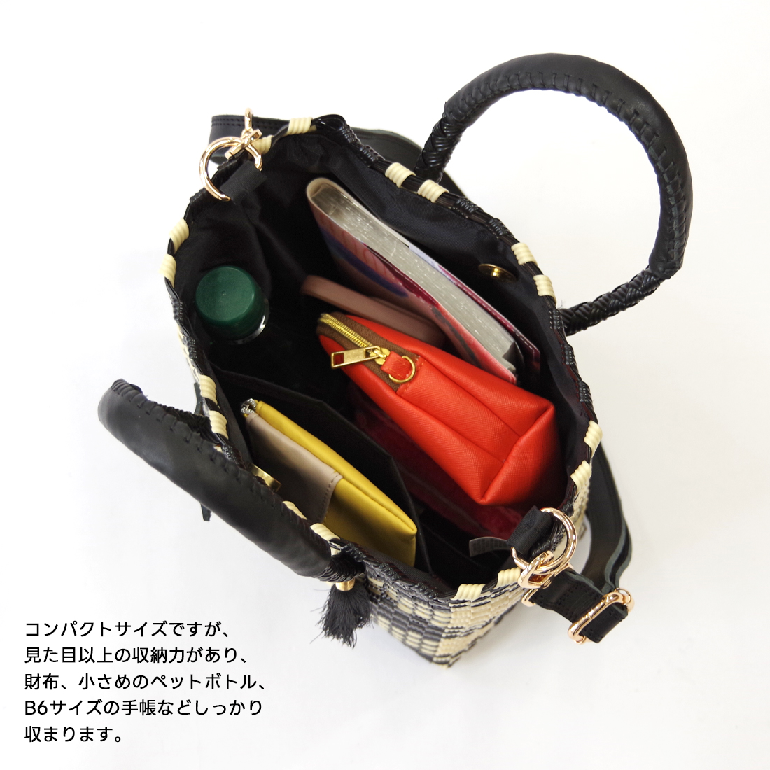WOVEN（ウーヴン） 【WOVEN ウーヴン】ミニショルダートートバッグ