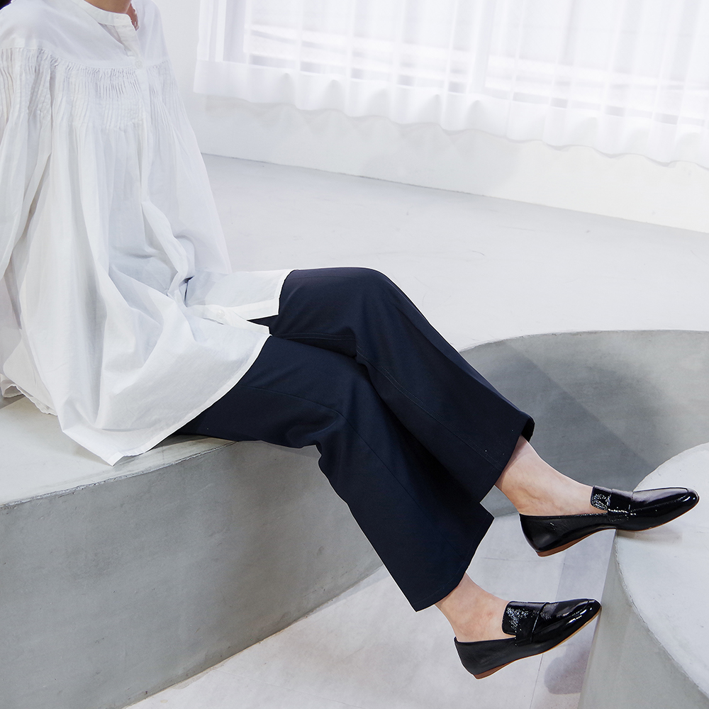【40％OFF】【SALE】【FABIO RUSCONI ファビオ ルスコーニ】 【3170】クラシックフラットローファー レザーローファー フラットシューズ 本革 ブラック_8