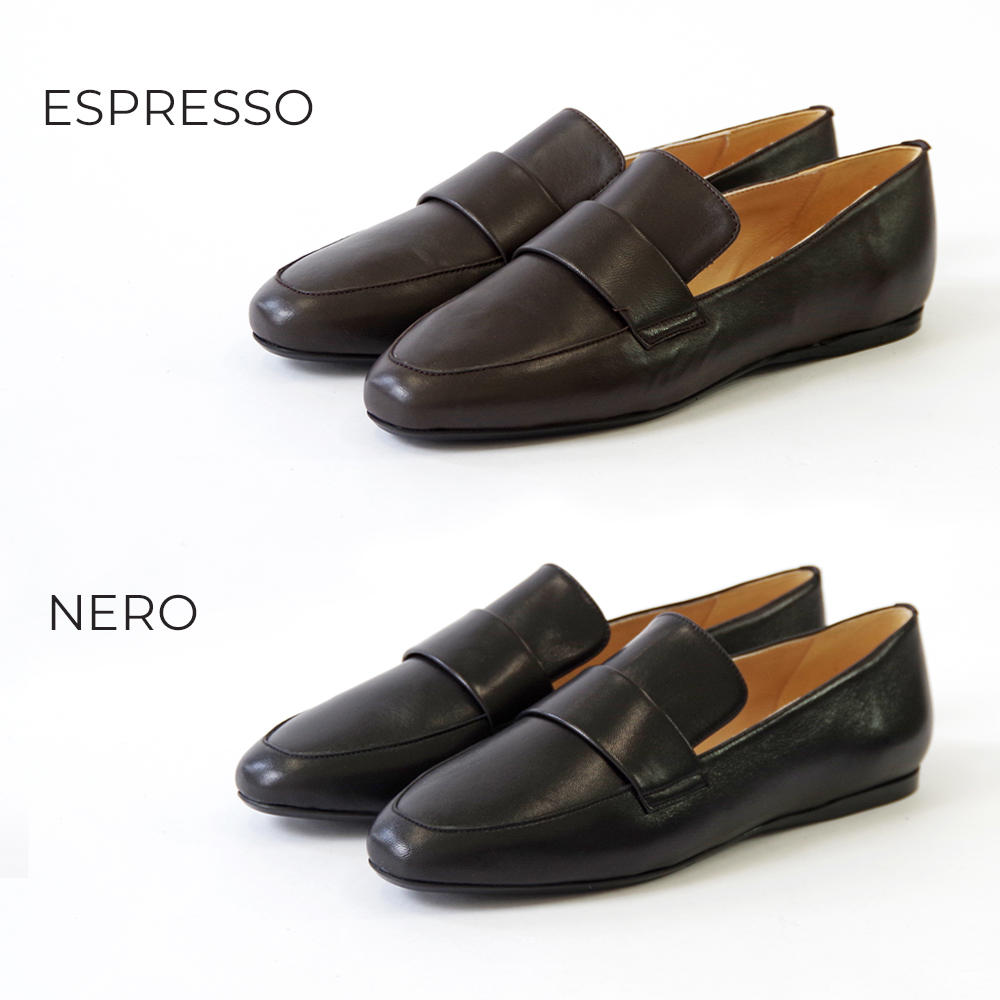 【40％OFF】【SALE】【FABIO RUSCONI ファビオ ルスコーニ】 【3170】クラシックフラットローファー レザーローファー フラットシューズ 本革 ブラック_12