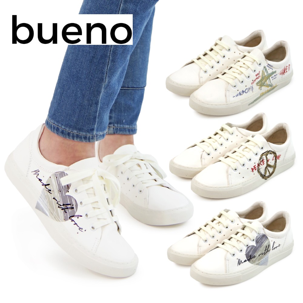 Bueno Shoes ブエノシューズトルコ製 レザースニーカー Q4704 ローカット ローテク レディース ローヒール カジュアル 本革 ペイント 落書き Bu w Q4704 Wh ランブルバイジーマ 通販 Yahoo ショッピング