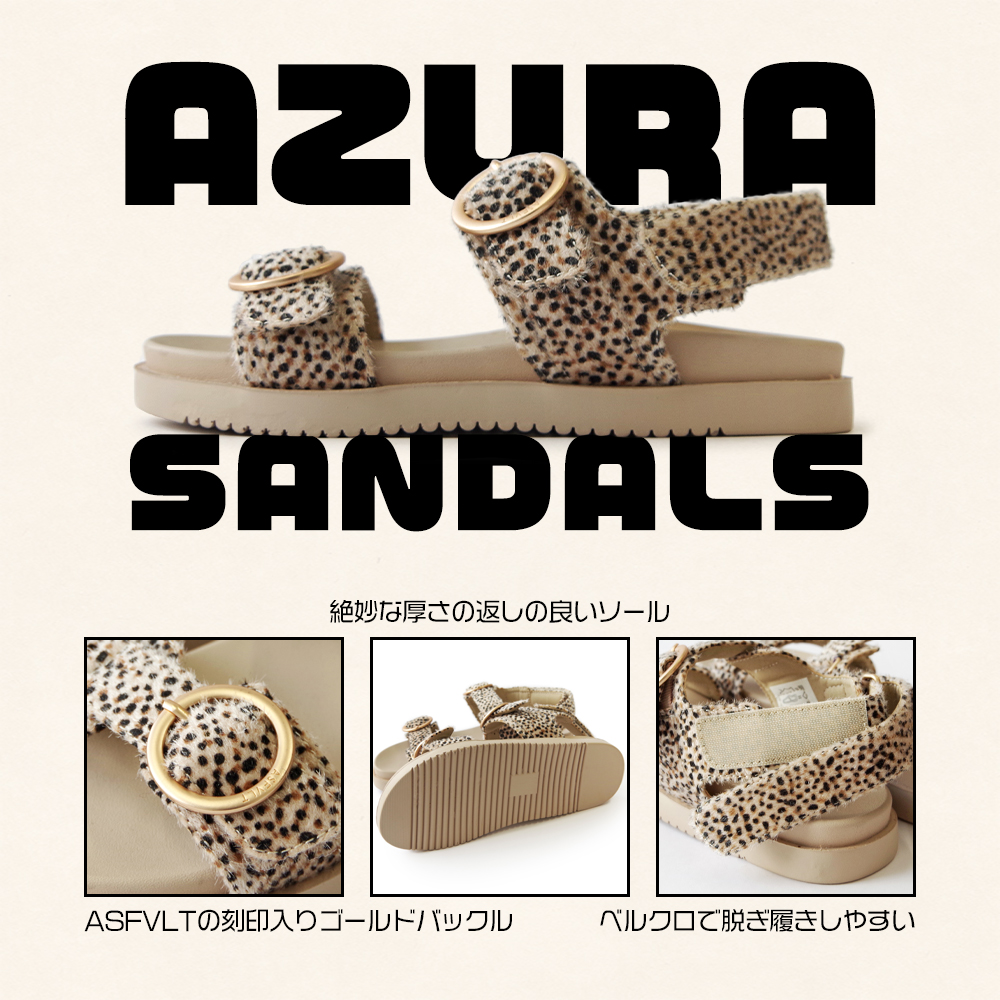 2色展開♥ダブルバックル スエードサンダル/追跡有 セール】限定展開 ウエスタンバックル ダブルストラップ