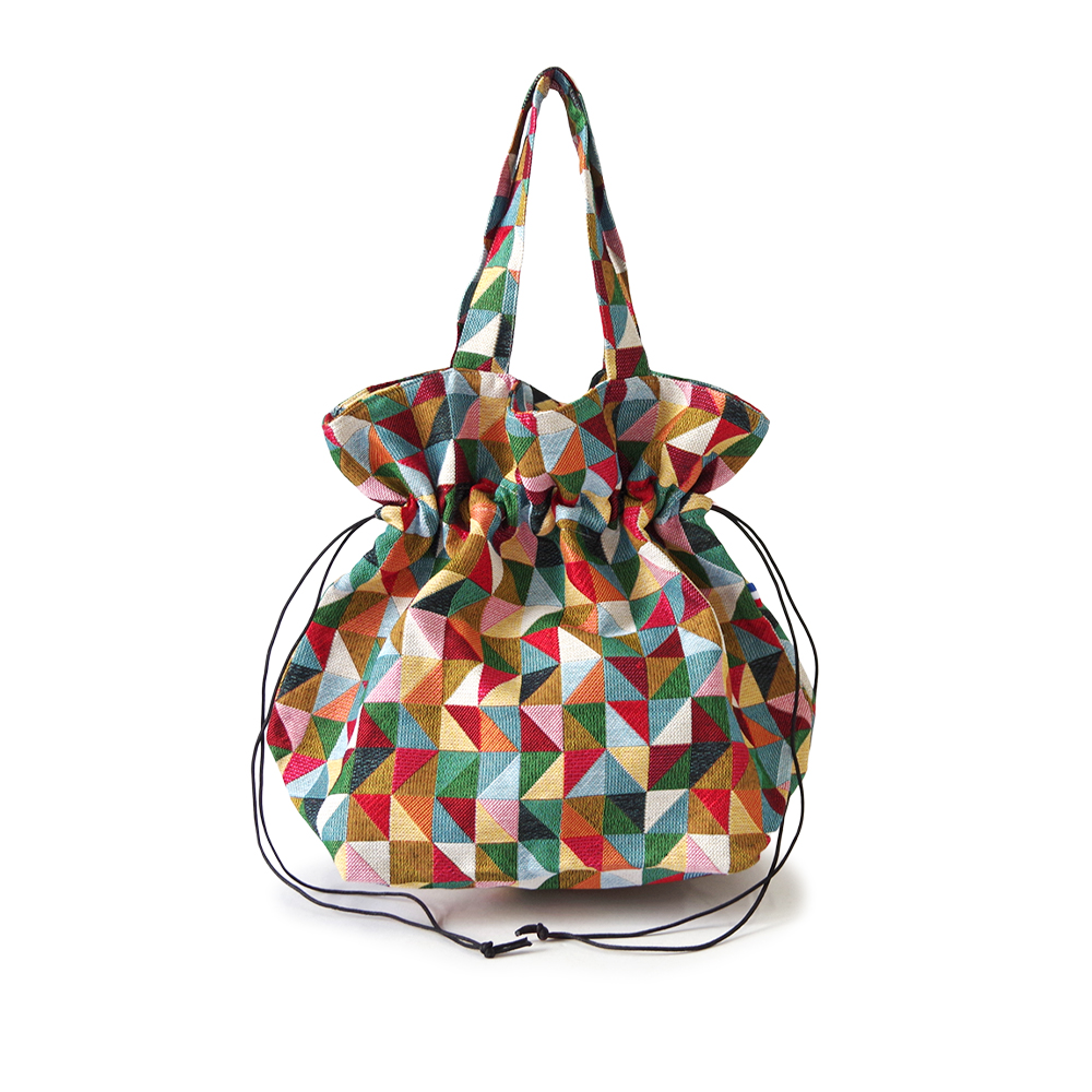 【2026年春夏新作】Erwan L アルワンエル フランス製 【Drawstring tote 25007】トートバッグ 巾着バッグ A4  肩掛け ポリエステル コットン おしゃれの画像