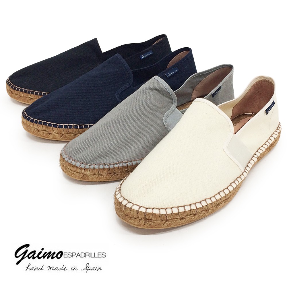 雑誌で紹介された ガイモ Gaimo メンズシューズ カジュアル 靴 スペイン製 正規品 送料無料 エスパドリーユ Lado Lona キャンバススリッポン ゴア付 スペイン製 シューズ Smssvg Org