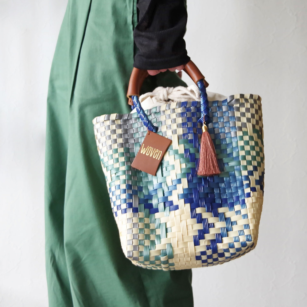 ✨極美品❤️✨WOVEN (ウーヴン) カゴバッグ ミニバッグ ミニトート 楽天市場】WOVEN ウーヴン Mini Tote ミニトート メキシコ製