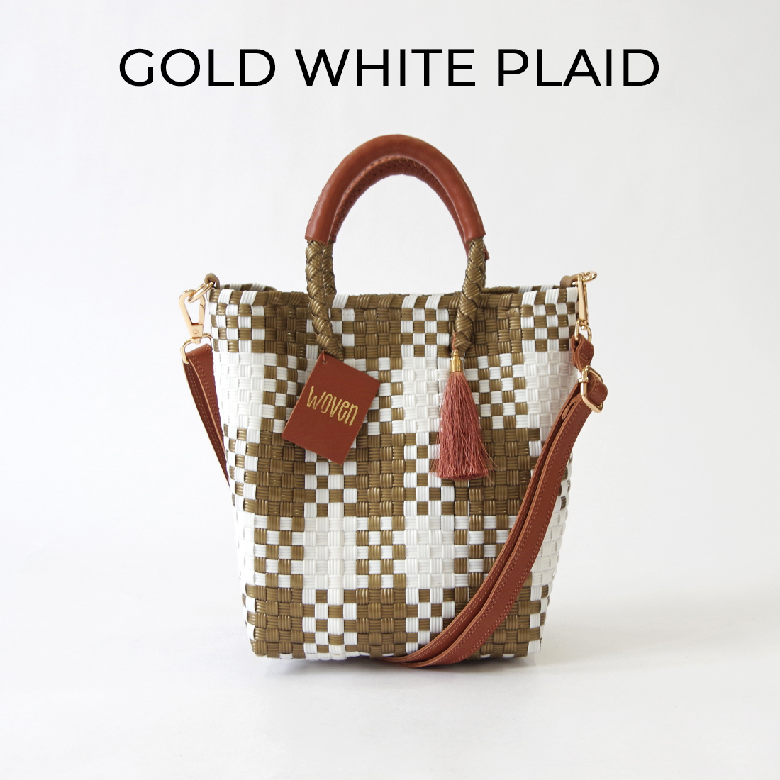 WOVEN（ウーヴン） 【WOVEN ウーヴン】ミニショルダートートバッグ