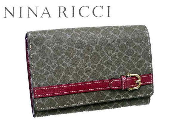 NINA RICCI（ニナ・リッチ） カラーヌーボー折財布 8814 : ファション