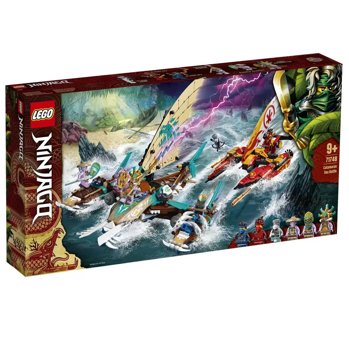 LEGO NINJAGO レゴ ニンジャゴ ニンジャ 海上の決戦！ 71748 ブロック