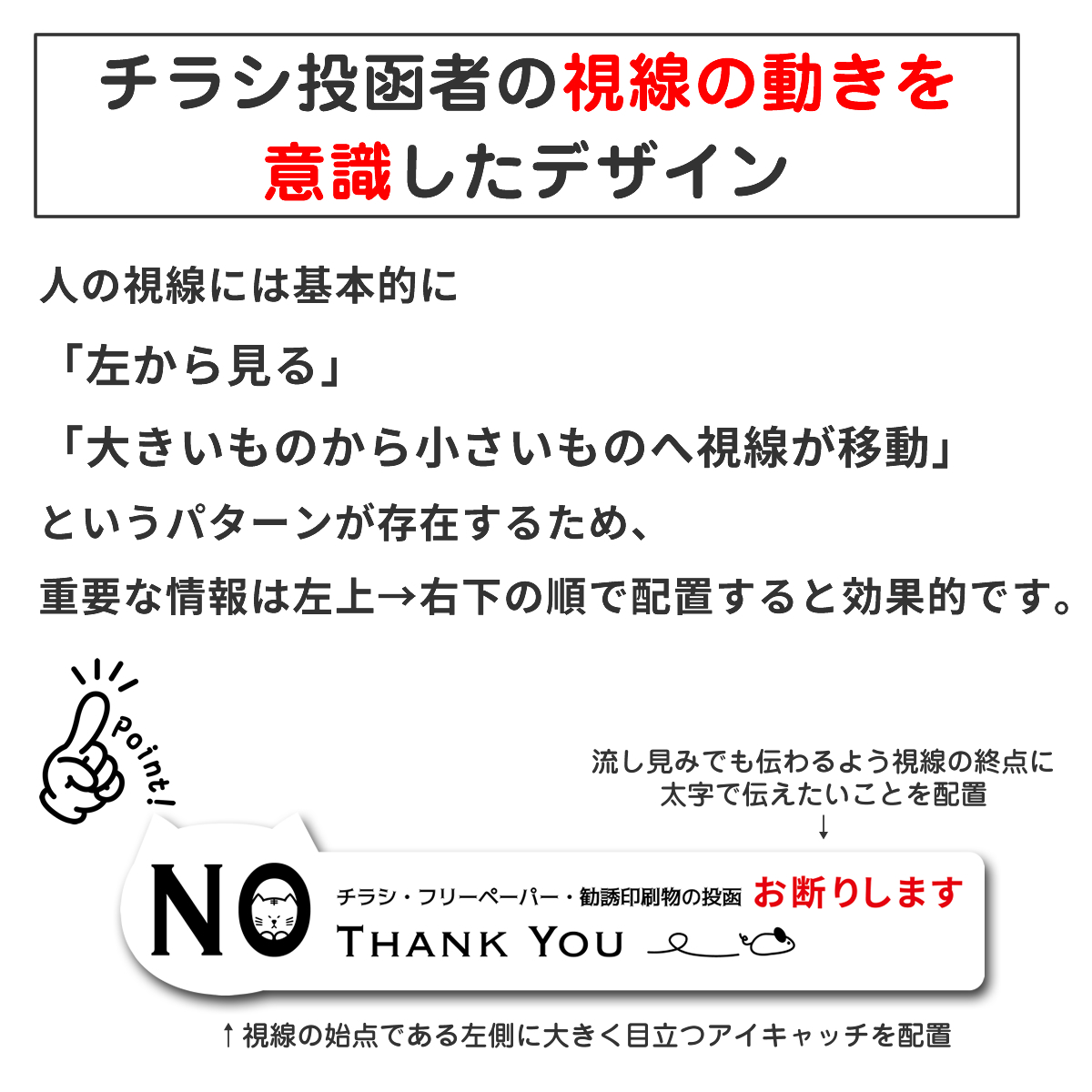 チラシお断りステッカー ネコ かわいい おしゃ...の詳細画像4