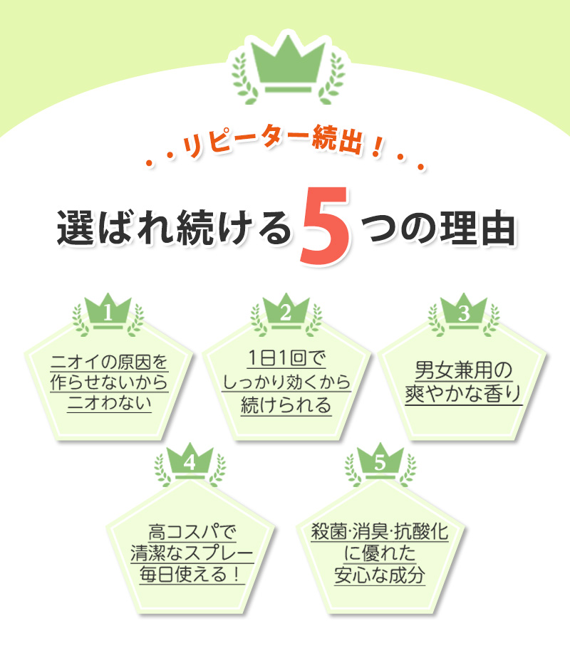 選ばれる5つの理由