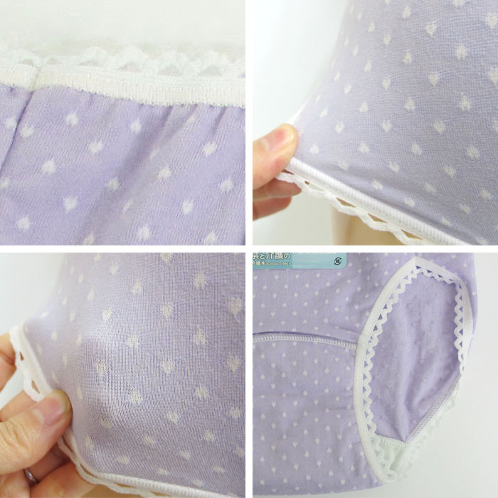 日本製 抗菌・防臭 さわやか吸収ショーツ 綿混 西川合繊 32065 30cc対応