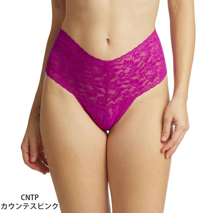 hanky panky（ハンキーパンキー） シグニチャーレースレトロタンガ 総