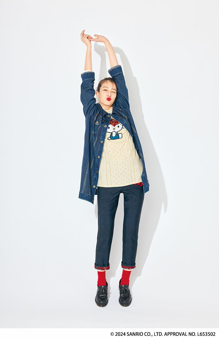 WACOAL（ワコール） ワコールカルソン ハローキティコラボ ニット風T