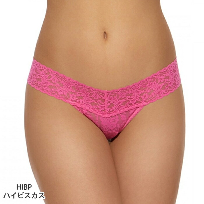 hanky panky（ハンキーパンキー） シグニチャーレースローライズタンガ