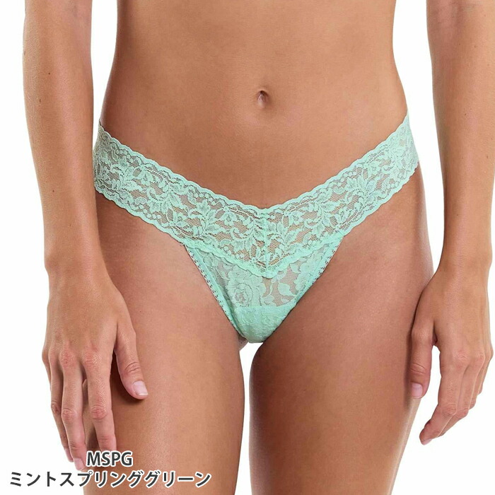 hanky panky（ハンキーパンキー） シグニチャーレースローライズタンガ