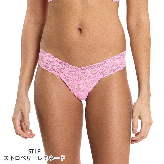hanky panky（ハンキーパンキー） シグニチャーレースローライズタンガ