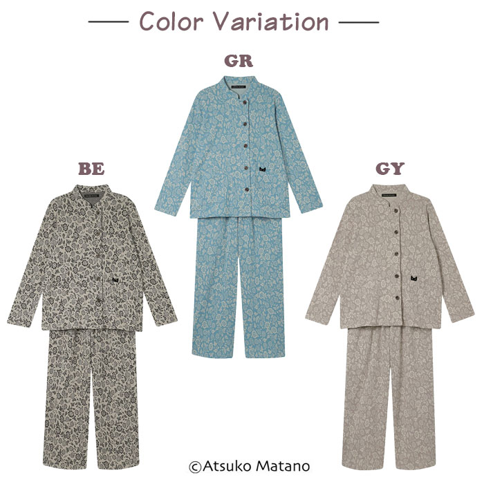 WACOAL（ワコール） (Mサイズ Lサイズ) アツコマタノ 長袖パジャマ