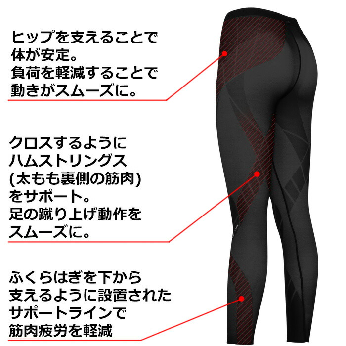 ㊶ワコール cw-x クールタイプ スポーツタイツ メンズL - 通販