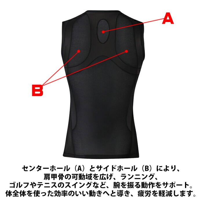 CW-X ワコール Wacoal CWXメンズ スピードモデル トップ ノースリーブ