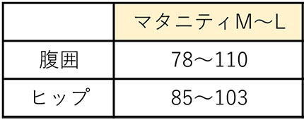 サイズ表