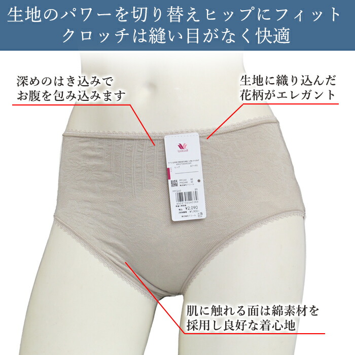 ワコール Wacoal フィットショーツPPC240