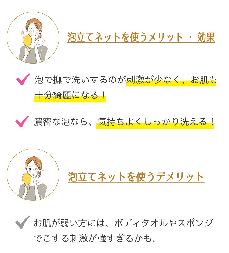 泡立てネット 洗顔 ボディ 二重 大きい 柔らかい ロエグア :RG-RADN-0167:手汗・消臭・臭いケア専門ロエグア - 通販 -  Yahoo!ショッピング