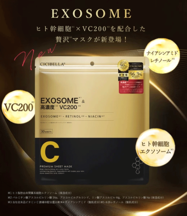 30枚入 シートマスク CICIBELLA シシベラ SNSでバズった！ ヒト